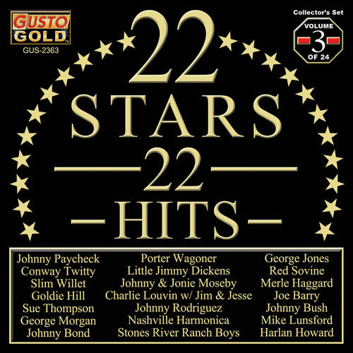 22 Stars - 22 Hits Vol 3 / Various - 22 Stars - 22 Hits Vol. 3 / Various Music CD