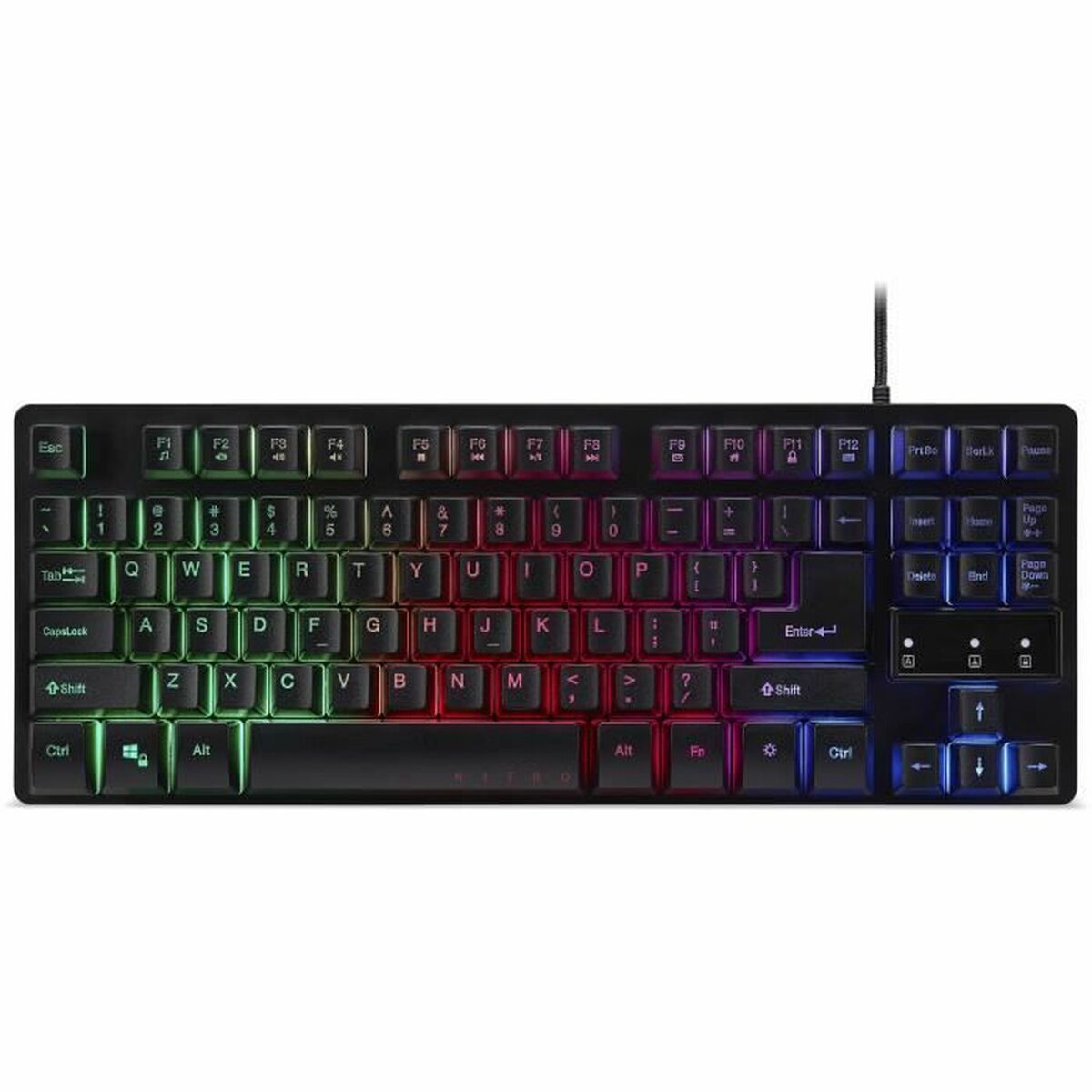 Keyboard Acer GP.KBD11.01W RGB AZERTY-0