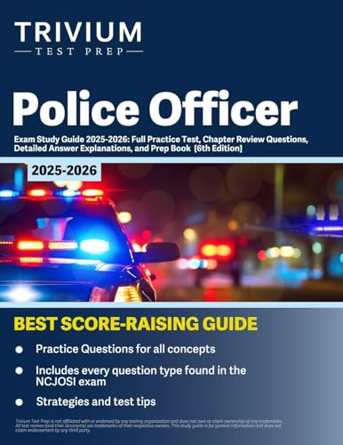 Police Officer Exam Study Guide 2025-2026 - Paperback-0