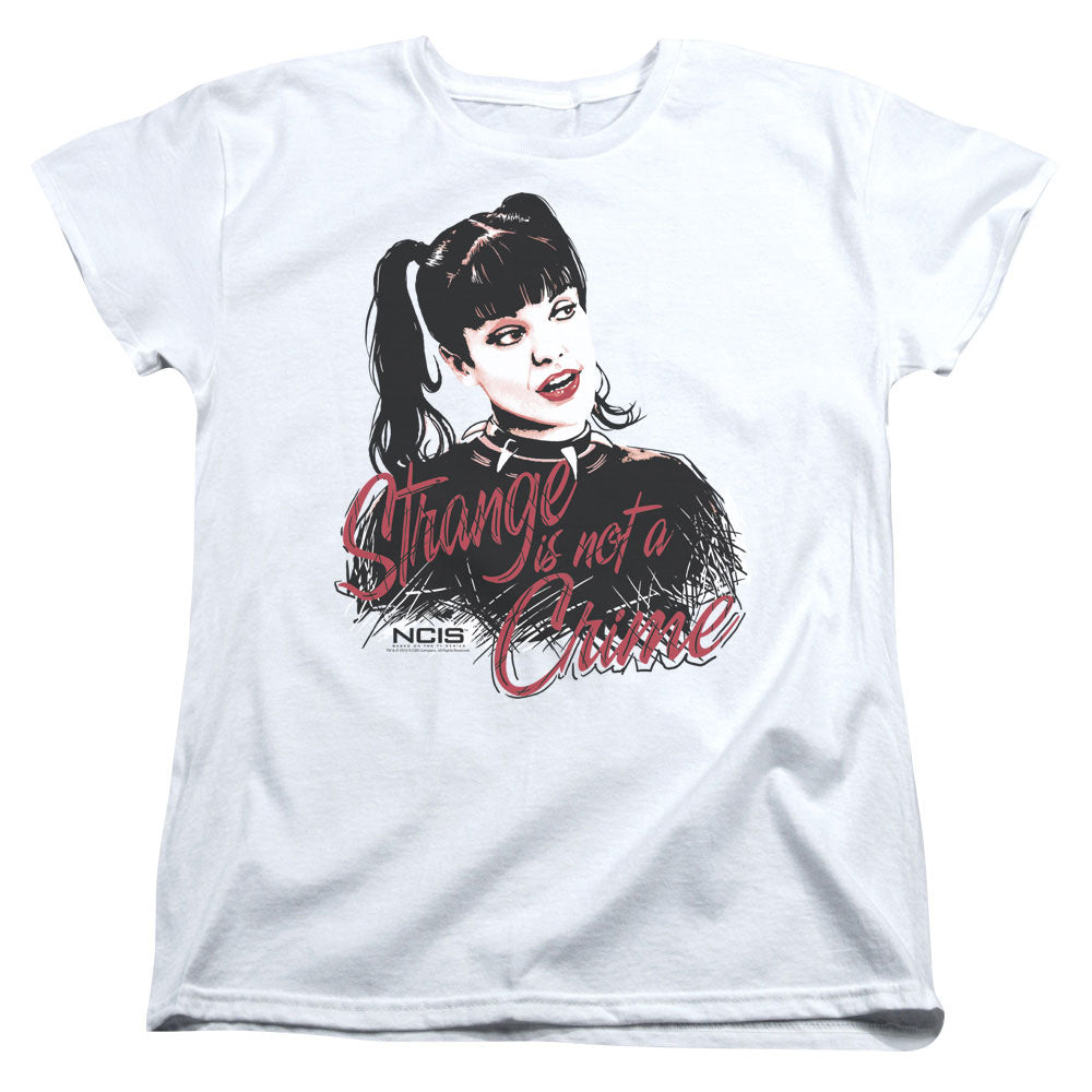 Ncis Strange is Not a Crime Womens T Shirt White Officially Licensed