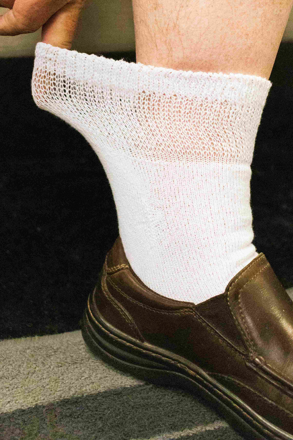 Men's Cotton Diabetic Ankle Socks (Assorted)