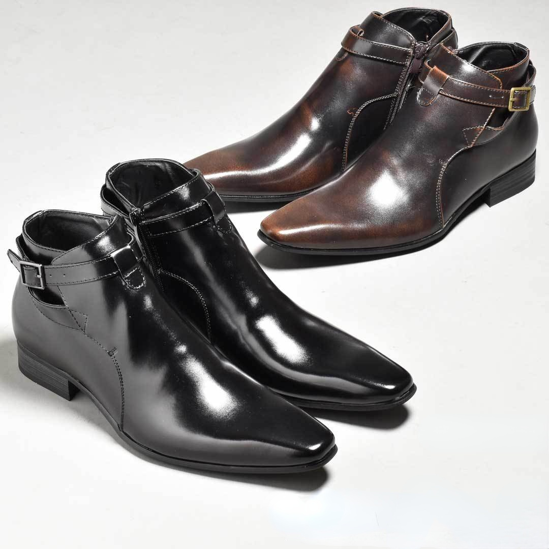 Boots Business Casual Leather Shoes Men's-0