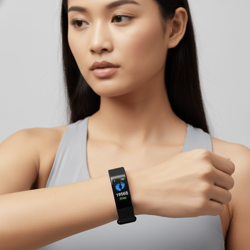 Wellness Tracker | Fitness Tracker Watch with Heart Rate Monitoring & Sleep Tracking | Lightweight Design for Daily Activity