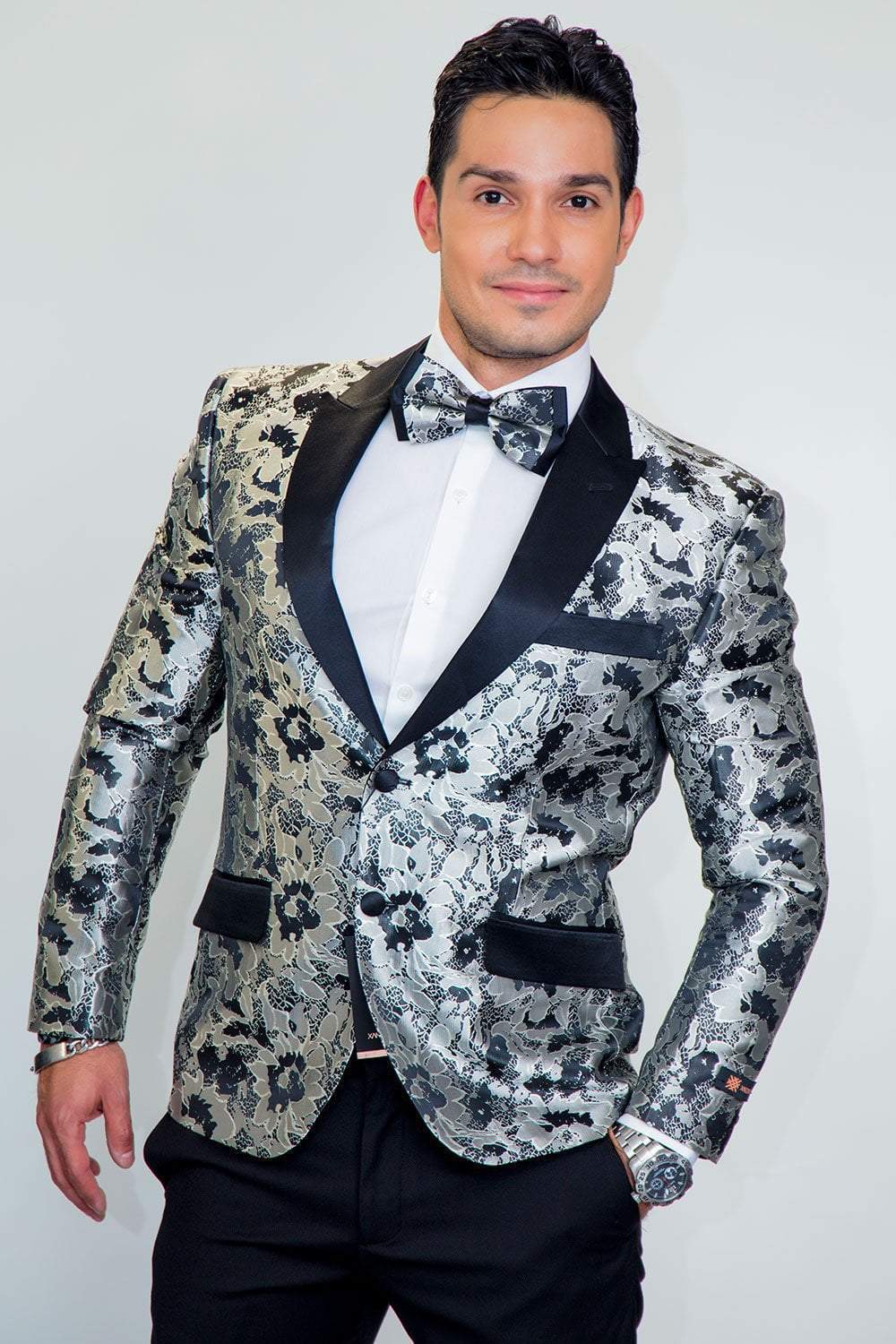 "Amsterdam" Tuxedo Jacket Peak-5