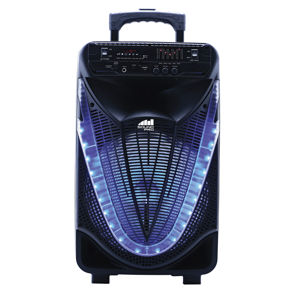 Naxa Portable 12 inch Bluetooth Party Speaker with Disco Light-0