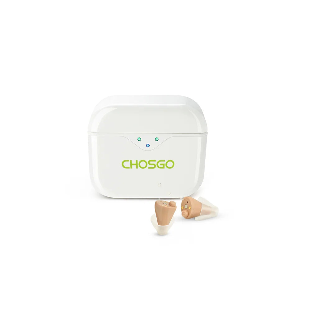 CHOSGO SmartR Smallest OTC Hearing Aids + 2-Year Protection Plan-4