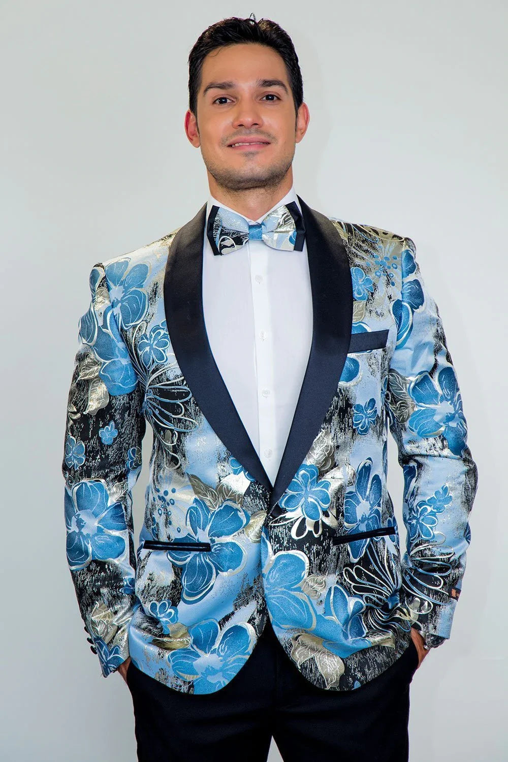 "Monte Carlo" Tuxedo Jacket Shawl-2